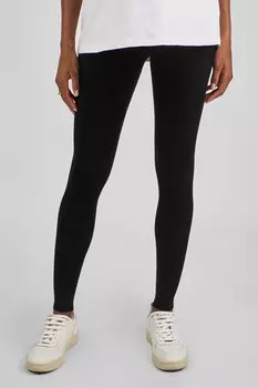 Леггинсы для беременных из трикотажной ткани в рубчик Jojo Maman Bb, черный