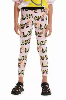 Леггинсы для детей Desigual, розовый