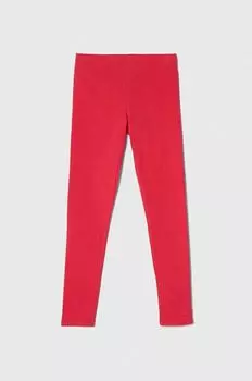 Леггинсы для детей United Colors of Benetton, розовый