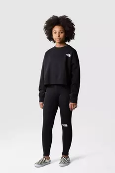 Леггинсы для девочек на каждый день The North Face, черный