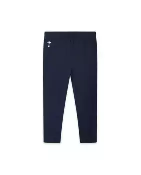 Леггинсы для девочек темно-синего цвета на резинке Canada House, темно-синий