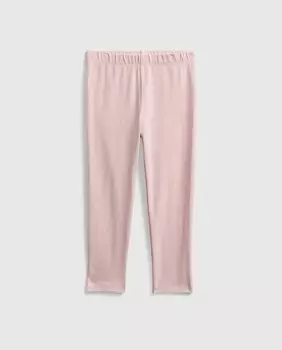 Леггинсы для девочки из натурального хлопка Gap, розовый