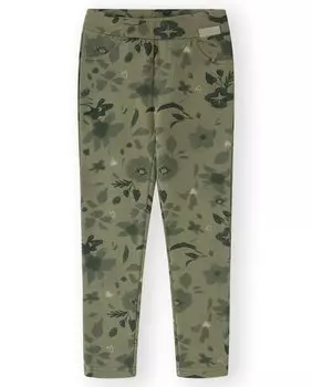 Леггинсы для девочки с принтом из плюшевой ткани Canada House