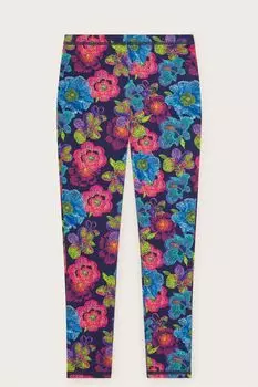 Леггинсы для плавания с цветочным узором Monsoon, синий