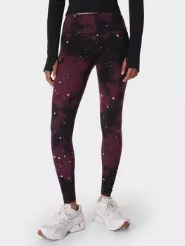 Леггинсы для силовой тренировки Sweaty Betty, цвет Purple Ditsy Sun