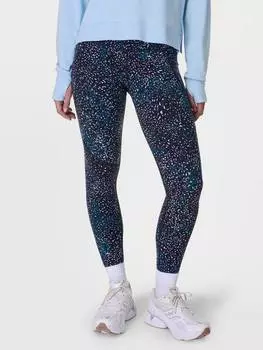 Леггинсы для силовой тренировки Sweaty Betty, цвет Blue Aurora Print