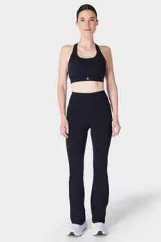Леггинсы для силовых тренировок с широкими штанинами Sweaty Betty, черный
