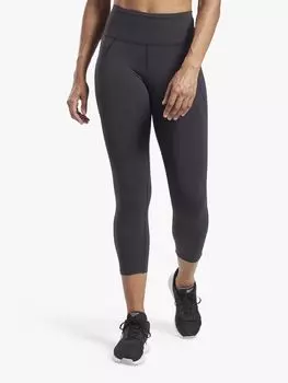 Леггинсы для спортзала Reebok Lux 3/4, черные