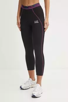 Леггинсы для тренировок EA7 Emporio Armani, черный
