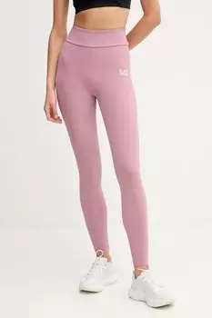 Леггинсы для тренировок Ea7 Emporio Armani, розовый