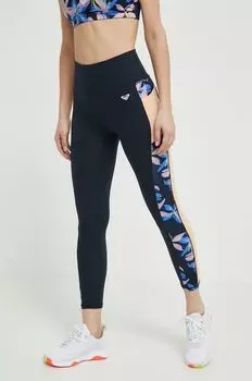 Леггинсы для тренировок Heart Into It Roxy, черный