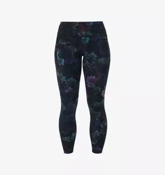 Леггинсы для тренировок из эластичной ткани с принтом Power Canopy Sweaty Betty, черный