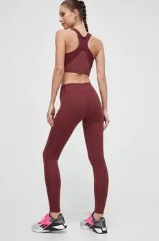 Леггинсы для тренировок LUX Collection Reebok, гранатовый