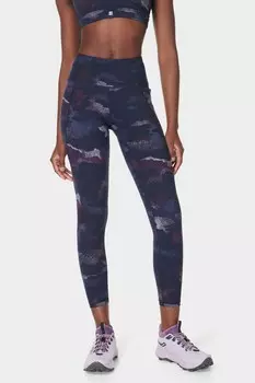 Леггинсы для тренировок Power 7/8 Sweaty Betty, синий