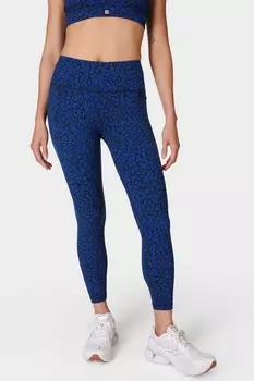 Леггинсы для тренировок Power 7/8 Sweaty Betty, синий