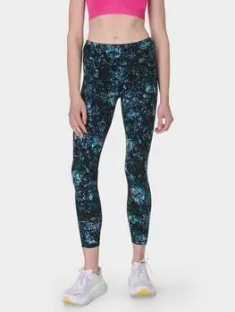 Леггинсы для тренировок power 7/8 Sweaty Betty, цвет Black Peony
