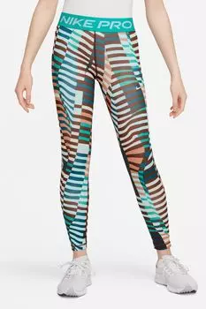 Леггинсы для тренировок Pro Dri-Fit Nike, зеленый