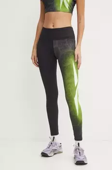 Леггинсы для тренировок Reebok LUX Collection, черный