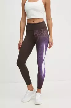 Леггинсы для тренировок Reebok LUX Collection, коричневый