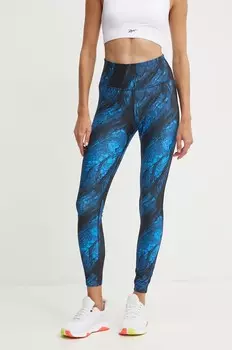 Леггинсы для тренировок Reebok LUX Collection, синий