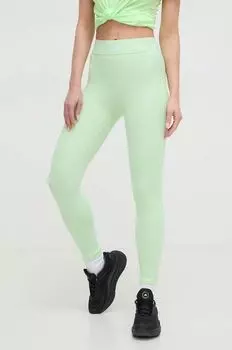 Леггинсы для тренировок Techfit adidas Performance, зеленый