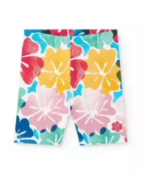 Леггинсы для велосипедистов с цветочным принтом для девочки Tuc tuc, мультиколор