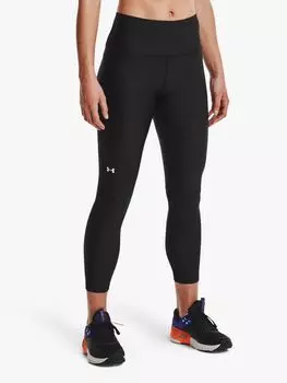Леггинсы до щиколотки с нескользящим поясом Under Armour HeatGear® Armor, черные