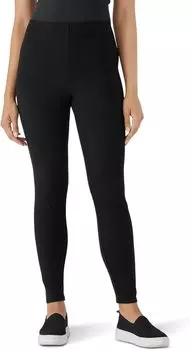 Леггинсы до щиколотки с высокой талией Eileen Fisher, черный
