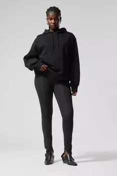 Леггинсы drew на молнии H&M, черный