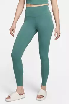 Леггинсы Dri fit one с завышенной талией Nike, зеленый