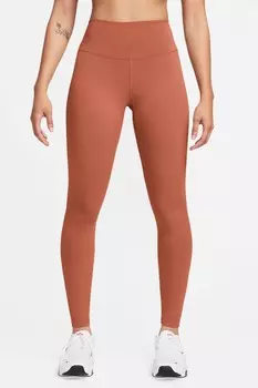 Леггинсы Dri fit one с завышенной талией Nike, оранжевый