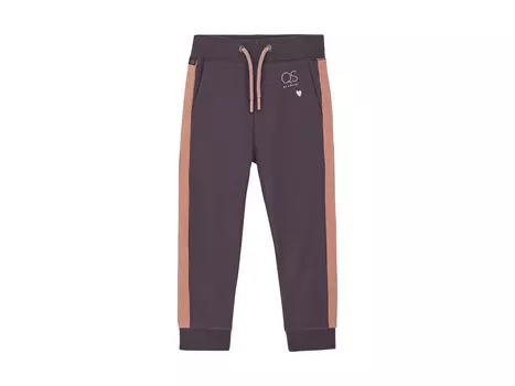 Леггинсы/джоггеры QS by sOliver с эластичным поясом, баклажаны