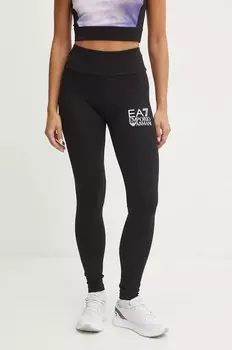 Леггинсы EA7 Emporio Armani, черный