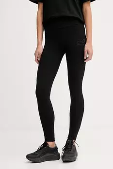 Леггинсы Ea7 Emporio Armani, черный