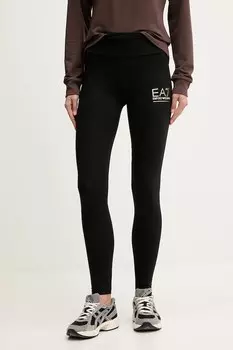 Леггинсы Ea7 Emporio Armani, черный