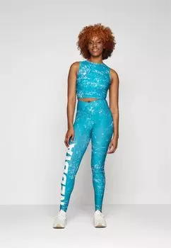 Леггинсы Eco Crossover Leggings Nebbia, зеленые