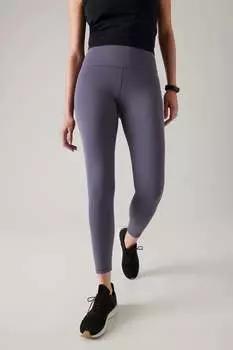 Леггинсы Elation длиной 7/8 со средней талией Athleta, фиолетовый