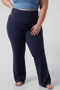 Леггинсы Elation с завышенной талией и расклешенными штанинами Athleta, синий