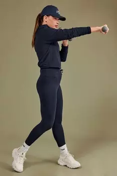 Леггинсы Elements Outdoor с теплой посадкой и флисовой подкладкой Next, синий