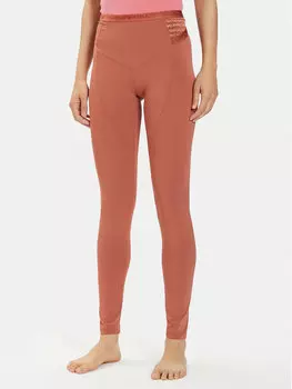 Леггинсы Emporio Armani Underwear, коричневый