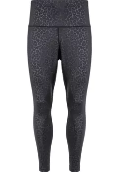 Леггинсы Endurance Q Funktionstights SIANTAR PRINTED, цвет 9011 Black emb.