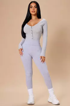 Леггинсы Fashion Nova 72579XL, серый