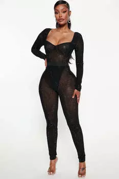 Леггинсы Fashion Nova BCCTPS42975L, черный