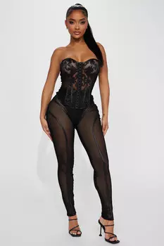 Леггинсы Fashion Nova DXS221025, черный