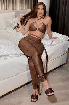 Леггинсы Fashion Nova KST8055, мокко