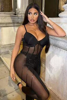 Леггинсы Fashion Nova P6391, черный