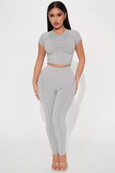 Леггинсы Fashion Nova ST3230FN, серый