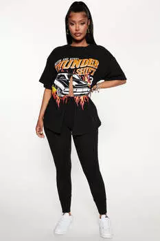 Леггинсы Fashion Nova TP4153, черный