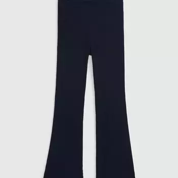 Леггинсы flare-fit в рубчик Gap, синий