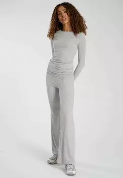 Леггинсы FOLD OVER FLARED South Beach, серый